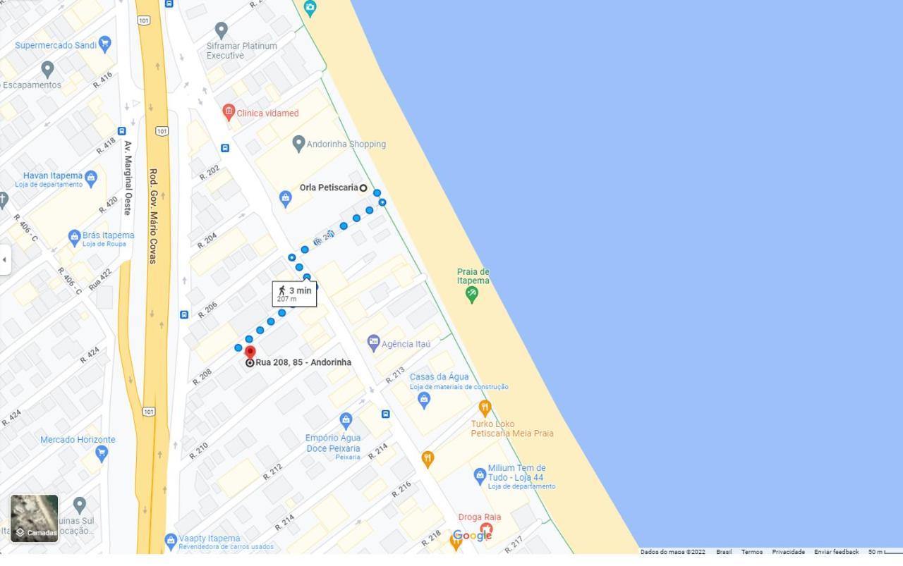Apartamento 200 Metros Da Praia 03 Quartos Com Ar Condicionado - Meia Praia - Итапема Экстерьер фото