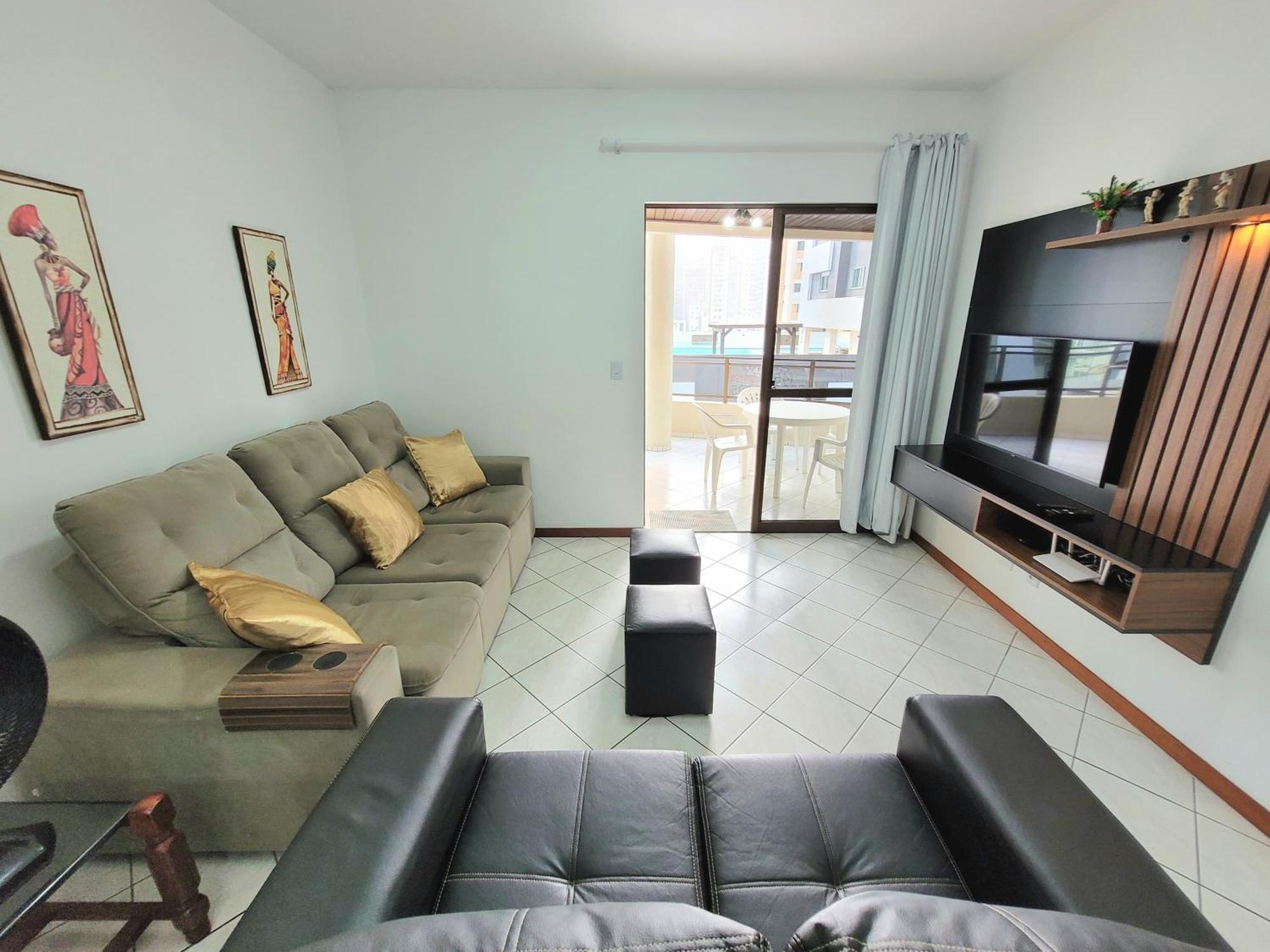 Apartamento 200 Metros Da Praia 03 Quartos Com Ar Condicionado - Meia Praia - Итапема Экстерьер фото