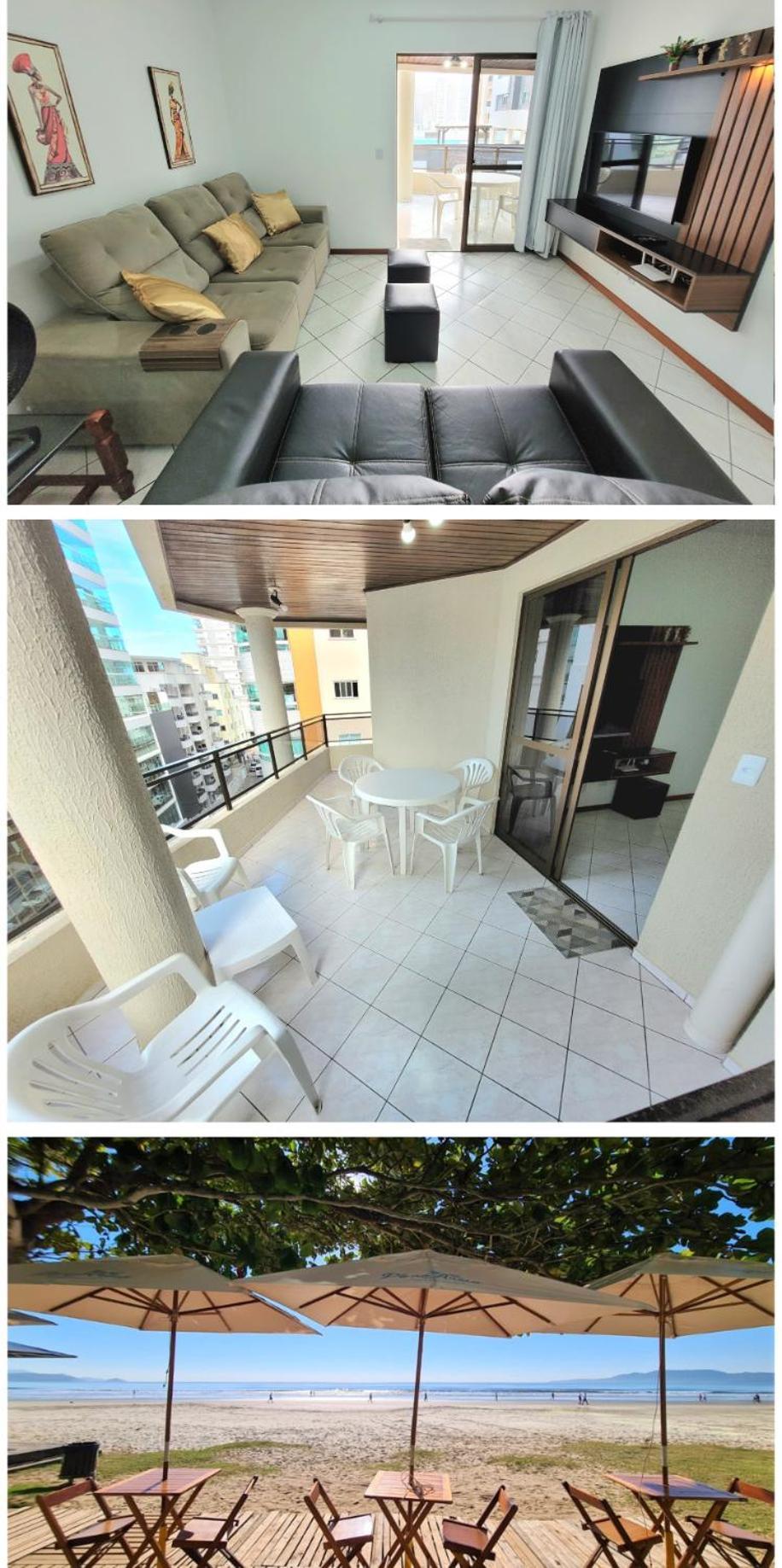 Apartamento 200 Metros Da Praia 03 Quartos Com Ar Condicionado - Meia Praia - Итапема Экстерьер фото